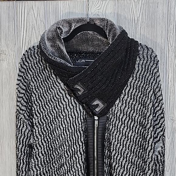 LCR 89 Black Edition Knit Sweater Full Zip Jacket Mens Size XXL - Picture 2 of 10